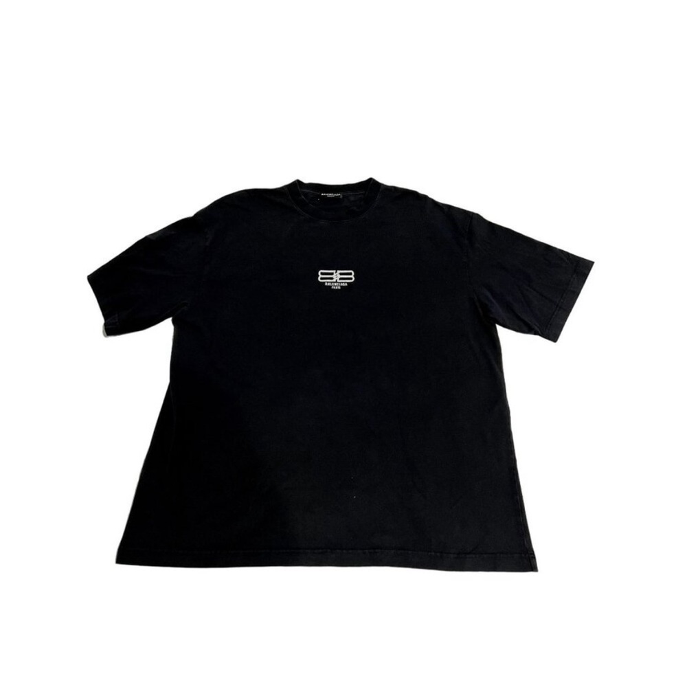 Balenciaga Black Short Sleeve Tee